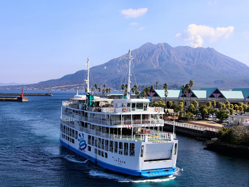 櫻島火山渡輪