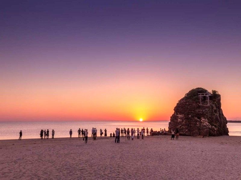 稻佐之濱夕陽
